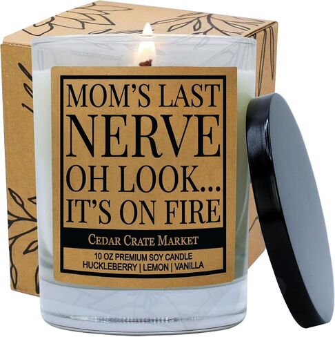 Cedar Crate Market - Dad's Last Nerve - Funny Candles for Men, Funny Birthday Gifts for Dad, Funny Birthday Gifts, Funny Candle Gifts, Father's Day Gifts, Dad Gifts From Daughter, Son, Bonus Dad Gifts in Kuwait