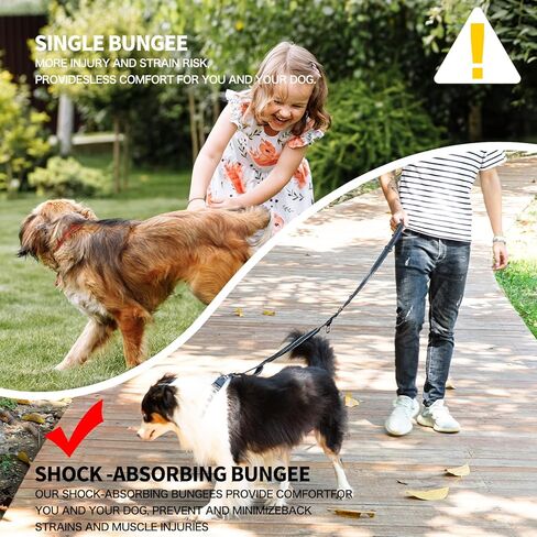 مقود الكلب التكتيكي بنجي الضفدع كليب قابل للتعديل مقود الكلب الثقيلة مع حزام مقعد السيارة مقبض مبطن وخيوط عاكسة للكلاب المتوسطة والكبيرة 4 5 6 قدم أسود TXZWJZ in Kuwait