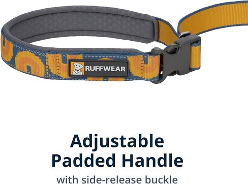 Ruffwear، مقود Crag Dog (سابقًا مقود Slackline)، مقود عاكس وقابل للتعديل يمكن حمله باليد أو عند الخصر، غسق جبال الألب in Kuwait