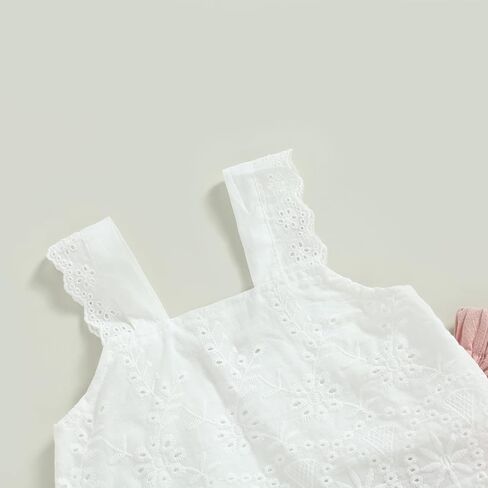 Kids Toddler Baby Girl Spring Summer Outfits Short Sleeve Shirts Lace T-shirt with Jean Pants 2Pcs Clothes Set in Saudi Arabia
