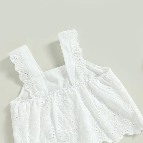 Kids Toddler Baby Girl Spring Summer Outfits Short Sleeve Shirts Lace T-shirt with Jean Pants 2Pcs Clothes Set in Saudi Arabia