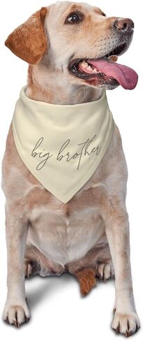 تم ترقية vercosee إلى Big Brother Dog Bandana Gender Reveal Dog Bandana Reversible، قريبًا سيصبح الأخ الأكبر، كلب إعلان الطفل (أبيض) in Saudi Arabia