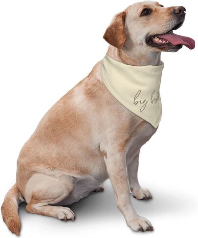 تم ترقية vercosee إلى Big Brother Dog Bandana Gender Reveal Dog Bandana Reversible، قريبًا سيصبح الأخ الأكبر، كلب إعلان الطفل (أبيض) in Saudi Arabia