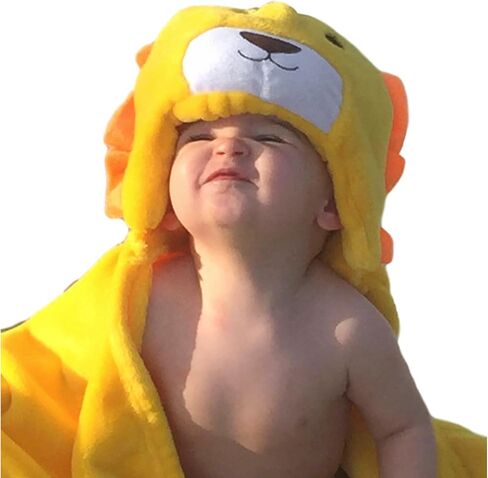 Hooded Toddler Blanket | Plush Soft Animal Baby or Infant Hoodie Blankie 36x27 + Hood (Light Pink) in Saudi Arabia