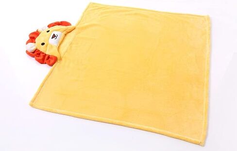 Hooded Toddler Blanket | Plush Soft Animal Baby or Infant Hoodie Blankie 36x27 + Hood (Light Pink) in Saudi Arabia