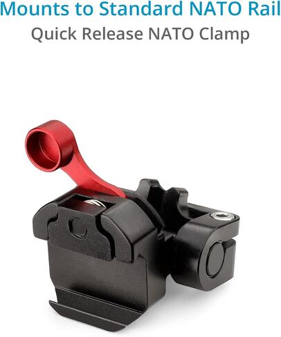 PROAIM SnapRig Monitor Holder for NATO Mount. with Quick Release, 160° Tilt Rotation, Supports 5" or 7" Monitor. CNC Aluminium Construction (NMH-01) in Saudi Arabia