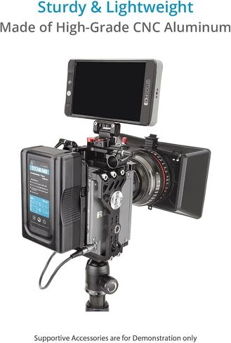 PROAIM SnapRig Monitor Holder for NATO Mount. with Quick Release, 160° Tilt Rotation, Supports 5" or 7" Monitor. CNC Aluminium Construction (NMH-01) in Saudi Arabia