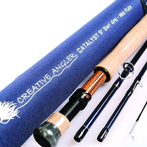 Catalyst Fly Fishing Fly Rods and Reels. Multiple Sizes 8ft 6in 4wt up to 9ft 8 wt and Reels from 3/4 up to 7/8 in Kuwait
