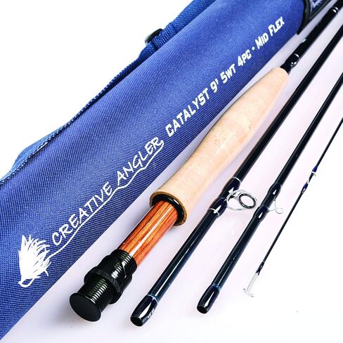 Catalyst Fly Fishing Fly Rods and Reels. Multiple Sizes 8ft 6in 4wt up to 9ft 8 wt and Reels from 3/4 up to 7/8 in Kuwait