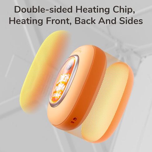 JISULIFE Hand Warmers Rechargeable, Space Capsule Light USB Handwarmer, 9000mAh Electric Hand Warmer Power Bank, 3 Heating Levels, Reusable Portable Hot Hands Heater for Hunting Golf Camping Gifts in Saudi Arabia