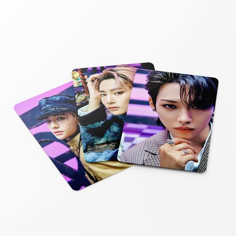 Gimuemi 55 قطعة من بطاقات الصور STRAY KIDS STRAY KIDS THE SOUND الألبوم الجديد بطاقات KPOP LOMO بطاقات الصور STRAY KIDS بطاقات الصور STRAY KIDS Merch بطاقات بريدية in Saudi Arabia