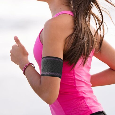 Diabetes Insulin Arm Band for Freestyle Libre Omnipod Dexcom Sensor Covers Fixation Insulin Pod Monitoring Systems(Purple,M-Large) in Saudi Arabia