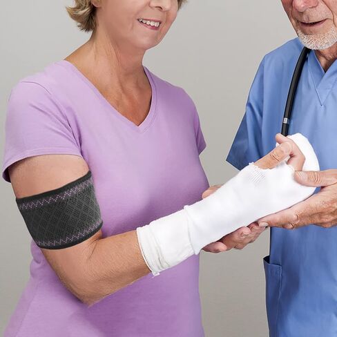 Diabetes Insulin Arm Band for Freestyle Libre Omnipod Dexcom Sensor Covers Fixation Insulin Pod Monitoring Systems(Purple,M-Large) in Saudi Arabia