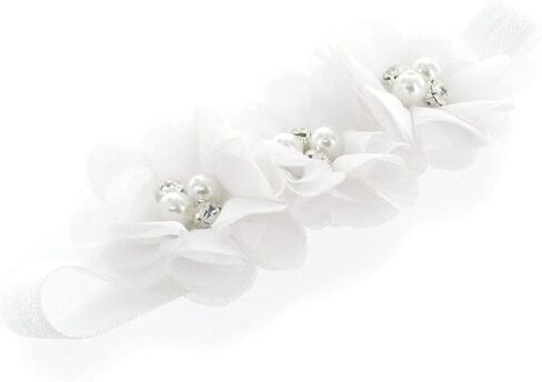 عصابات رأس My Lello Flower للرضع - البنات - زوج مطاطي قابل للتمدد من القماش المطرز للأطفال الصغار in Saudi Arabia