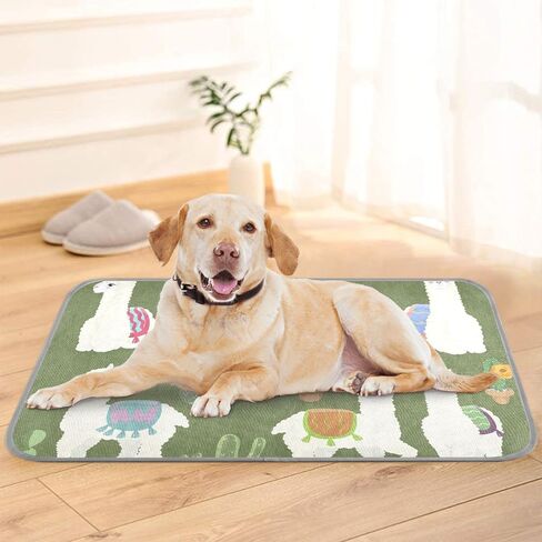 Tatenale Dog Cooling Mat Ice-Cold Pad for Cat Small Pet Summer Sleeping Mat Cute Travel Cooling Fiber Cool Down Breathable Comfortable Folding Storage in Kuwait
