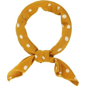 Allegra K 50cm 1950s Vintage Retro Polka Dots Square Scarf Head Neck Scarves Kerchief Neckerchief