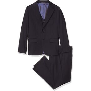 American Exchange Boys Solid Vested Suit-Husky Sizes