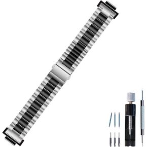 Hijiawee Bands حزام معدني صلب من الفولاذ المقاوم للصدأ بديل لـ Casio G-shock DW-5600 GWM-5610 DWE-5600 DW-5305 DW9052 GA-110/120 GD-110
