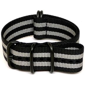 Da Luca Ballistic Nylon Military Watch Strap (PVD Buckle) 18mm 20mm 22mm 24mm 26mm