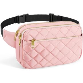 CXWMZY Fashion Fanny Packs for Women & Men, Girls Boys Teens Waist Bag Hip Bum Bag Cute Fanny Pack Casual Bum Bag with Multi-Pockets Adjustable Belts for Disney Traveling Cycling Running (Black) in Kuwait