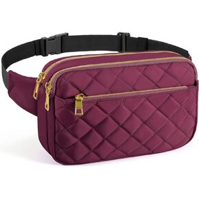 CXWMZY Fashion Fanny Packs for Women & Men, Girls Boys Teens Waist Bag Hip Bum Bag Cute Fanny Pack Casual Bum Bag with Multi-Pockets Adjustable Belts for Disney Traveling Cycling Running (Black)
