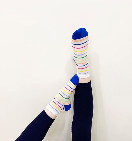MALVA 10 Pairs Women's Ankle High Sheer Socks, Soft Tight Hosiery with Reinforced Toe Pantyhose Socks for Women in Kuwait