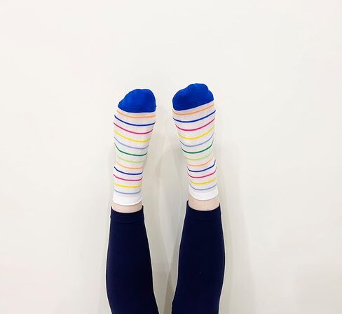 MALVA 10 Pairs Women's Ankle High Sheer Socks, Soft Tight Hosiery with Reinforced Toe Pantyhose Socks for Women in Kuwait
