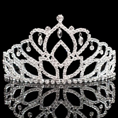 Anderson's Royal Grandeur Set, Mirabella Tiara/Crushed Satin Crown/Silver Band/Fur Trim in Saudi Arabia
