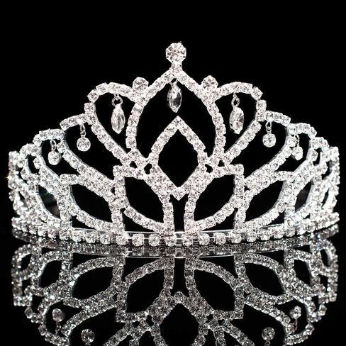 Anderson's Royal Grandeur Set, Mirabella Tiara/Crushed Satin Crown/Silver Band/Fur Trim in Saudi Arabia