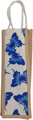 Bottle Jute Bag Stylish & Eco-Friendly Woven Durable & Strong Printed Large Jute Handbag in Saudi Arabia