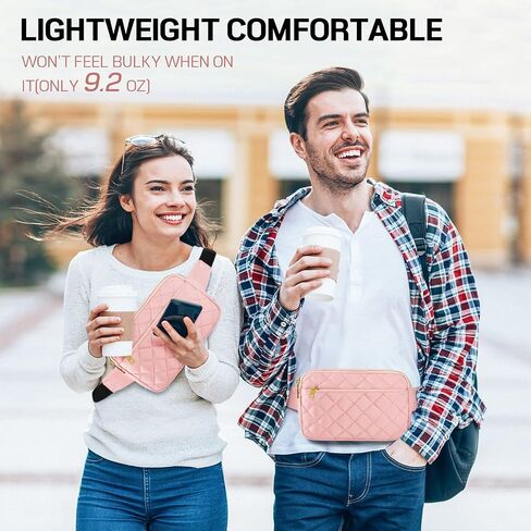 cxwmzy أزياء فاني حزم للنساء والرجال، الفتيات الفتيان المراهقين حقيبة الخصر الورك بوم حقيبة لطيف فاني حزمة عارضة بوم حقيبة مع جيوب متعددة أحزمة قابلة للتعديل لديزني السفر ركوب الدراجات الجري (أسود) in Kuwait