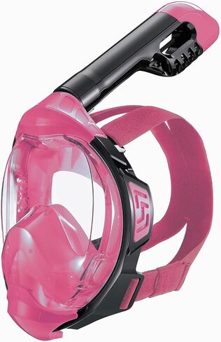 Jwintee Kids Full Face Snorkel Mask, Kids Snorkeling Set Gear with Camera Mount, Dry Top Anti-Leak Anti-Fog, 180 Degree Panoramic View in Saudi Arabia