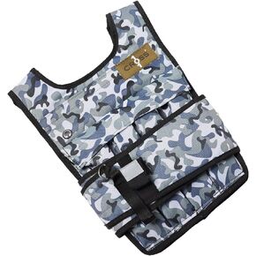 كروس101 سترة مموهة قابلة للتعديل (9 كجم - 36 كجم) مع جيب للهاتف وحامل زجاجة مياه in Kuwait