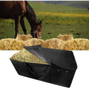 PetierWeit Hay Bale Bag 44Inch Heavy Duty Nylon Tote Hay Bales Storage Bag, Maintain Freshness of The Hay in Kuwait