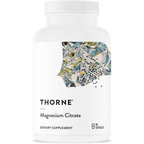 Thorne Research - Magnesium Citrate -To Support Energy Production, Heart and Lung Function, and Metabolism of Sugar and Carbs - 90 Capsules in Kuwait