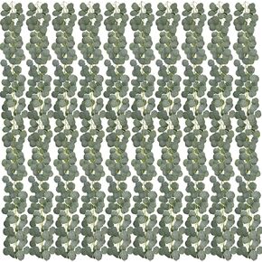 Whonline 10pcs Eucalyptus Garland for Table 60ft Artificial Greenery Garland Eucalyptus Vines Faux Silver Dollar Eucalyptus Leaves Vines Plants for Wedding Arch Wall Garden Decoration in Kuwait
