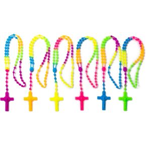 Rosary Beads Catholic - Confirmation Gifts for Teenage Girl, Colored Silicone Rosary Beads, Rosary for Kids, Soft and Safe Rosary Beads Catholic, Gifts for Girl in Kuwait
