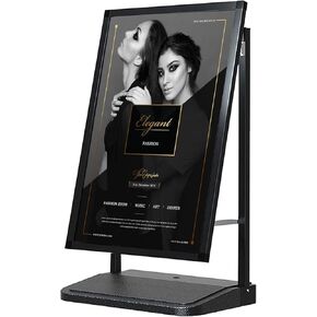 حامل عرض اللافتات الخارجية والداخلية مقاس 23.5 بوصة × 35.5 بوصة (لافتة خارجية جديدة) بقاعدة مملوءة بالماء in Kuwait