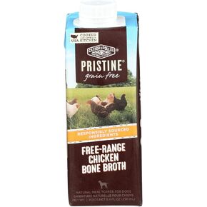 Castor & Pollux Pristine Free-Range Chicken Bone Broth Dog Food Topper, 8.4 FZ in Kuwait