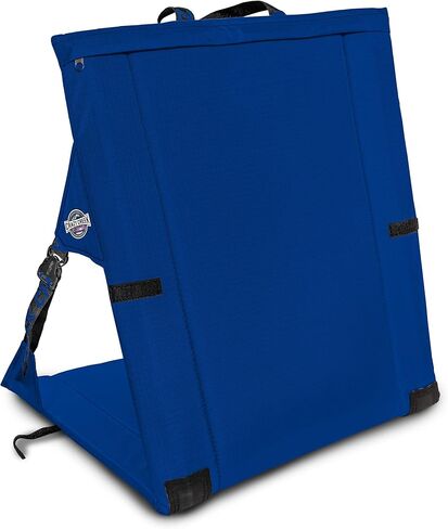 كرسي كريزي كريك الأصلي طويل الظهر، كرسي محمول للتخييم والملاعب، وسادة إسفنجية عالية الكثافة، دعم خلفي مريح وقابل للتعديل، خفيف الوزن وقابل للطي، أزرق in Kuwait