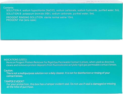 Menicon Progent 1 Treatment Gas Permeable Contact Lens Cleaner, Large Diameter Lens Case and DMV Scleral Contact Lens Remover Inserter Bundle of 3 Items in Kuwait