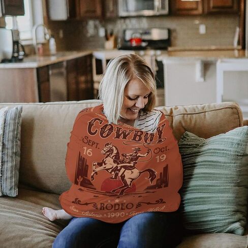 ملصق ركوب رعاة البقر الغربي غطاء مقعد سيارة الطفل، مظلات مقعد السيارة لحديثي الولادة، أغطية الرضاعة الطبيعية ذات خلفية الغسق البني العتيق، عربة التسوق/الكرسي العالي/أغطية عربة الأطفال، 26 × 27.6 بوصة in Kuwait