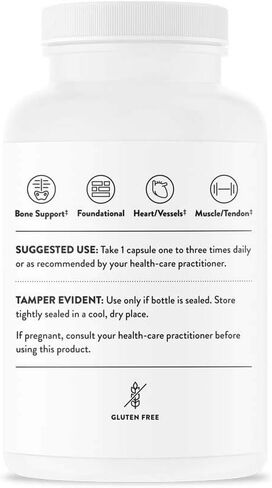 Thorne Research - Magnesium Citrate -To Support Energy Production, Heart and Lung Function, and Metabolism of Sugar and Carbs - 90 Capsules in Kuwait