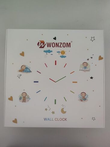 ساعة حائط خشبية حديثة من ونزوم، ديكور وإكسسوارات المطبخ الأحمر مقاس 12 بوصة، ساعات ديكور غير موقوتة تعمل بالبطارية لغرفة المعيشة/غرفة النوم/الحمام/المنزل (غطاء زجاجي) in Kuwait