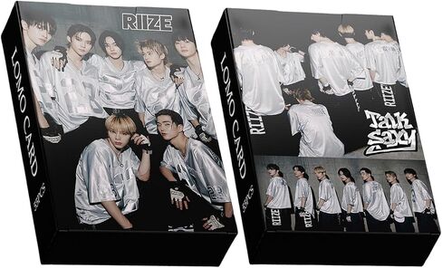 PYAJUU RIIZE Photocard 55pcs Riize Talk Saxy Album Photocard Kpop Riize Lomo Cards Gift for Fans RIIZE Merch Talk Saxy Photo Card in Saudi Arabia