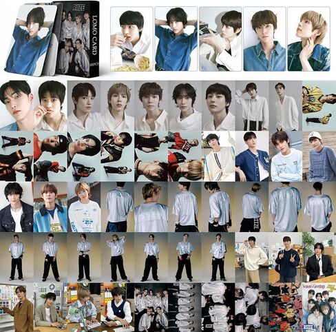 PYAJUU RIIZE Photocard 55pcs Riize Talk Saxy Album Photocard Kpop Riize Lomo Cards Gift for Fans RIIZE Merch Talk Saxy Photo Card in Saudi Arabia