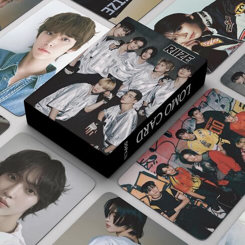PYAJUU RIIZE Photocard 55pcs Riize Talk Saxy Album Photocard Kpop Riize Lomo Cards Gift for Fans RIIZE Merch Talk Saxy Photo Card in Saudi Arabia