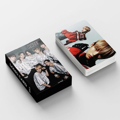PYAJUU RIIZE Photocard 55pcs Riize Talk Saxy Album Photocard Kpop Riize Lomo Cards Gift for Fans RIIZE Merch Talk Saxy Photo Card in Saudi Arabia
