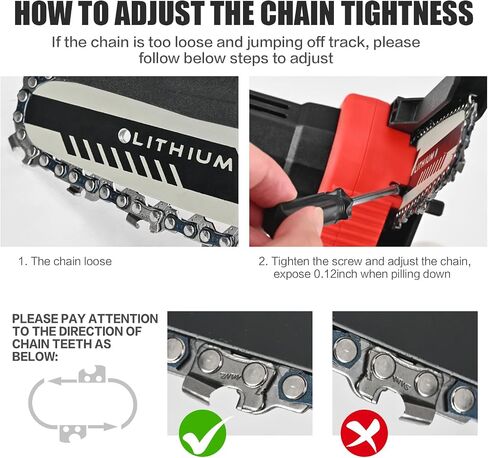 Mini Chainsaw 4-Inch Cordless | Portable Electric Chainsaw |Battery Powered Chainsaw Kit | Super Compact Chain Saw | Handheld Small Chainsaw Pruning Shears Garden for Tree Wood Cuttin [2024 UPGRADE] in Saudi Arabia