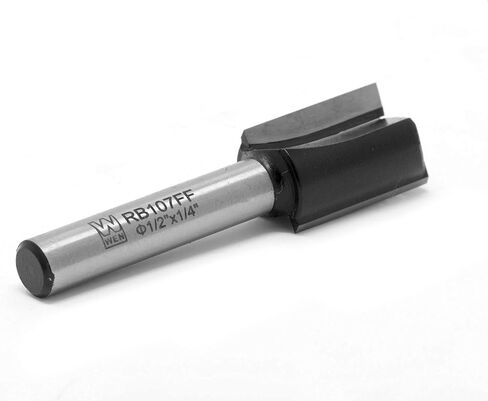 WEN RB107FF 1/2 in. Straight 2-Flute Carbide-Tipped Router Bit with 1/4 in. Shank and 3/4 in. Cutting Length in Saudi Arabia
